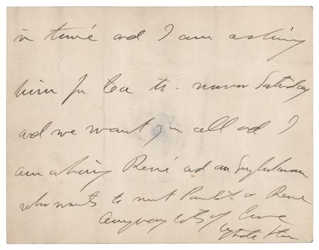 Lot #512 Gertrude Stein Autograph Letter Signed - Image 2