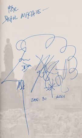 Lot #516 Kurt Vonnegut Signed Self-Portrait Sketch in Book - Slaughterhouse Five - Image 2