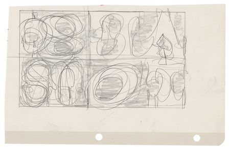 Lot #370 Robert Indiana Signed Original Sketch - 'LOVE 8¢' - Image 1