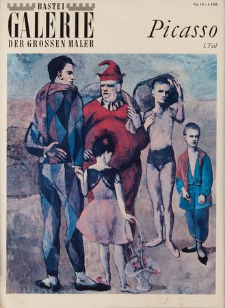 Lot #349 Pablo Picasso Signed 1967 Booklet Cover - 'Family of Saltimbanques' - Image 1