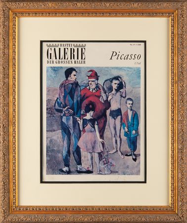 Lot #349 Pablo Picasso Signed 1967 Booklet Cover - 'Family of Saltimbanques' - Image 2