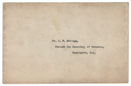 Lot #114 Woodrow Wilson Typed Letter Signed as President in 1919, While in Paris for the Peace Conference - Image 2