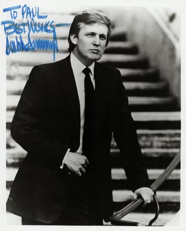 Lot #111 Donald Trump Signed Photograph
