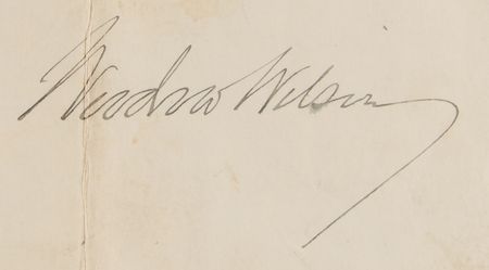 Lot #115 Woodrow Wilson War-Dated Clemency Document Signed as President - Image 3