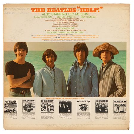 Lot #537 Beatles: John Lennon Signed Help! Soundtrack Album - Dating to the 1975 WFIL 'Helping Hand Marathon' - Image 4