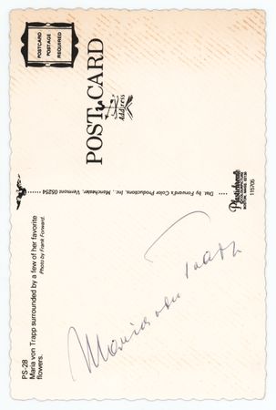 Lot #869 Maria von Trapp Twice-Signed Photograph - Image 2
