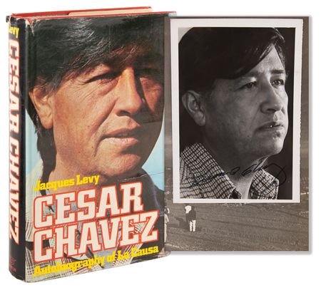 Lot #155 Cesar Chavez Signed Photograph - Image 1
