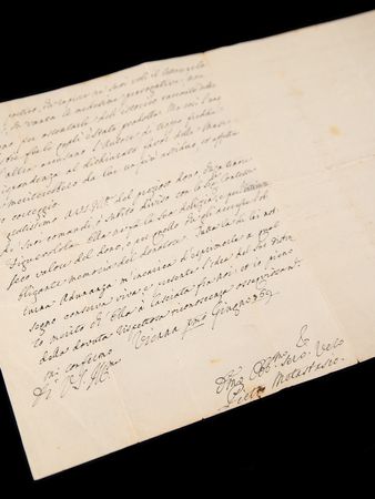 Lot #531 Pietro Metastasio Spectacular 1769 Autograph Letter Signed: 