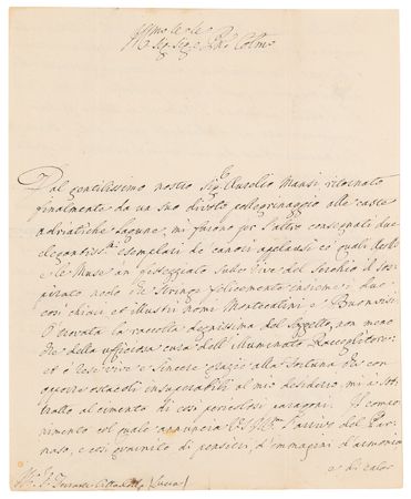 Lot #531 Pietro Metastasio Spectacular 1769 Autograph Letter Signed: 