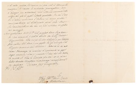 Lot #531 Pietro Metastasio Spectacular 1769 Autograph Letter Signed: 