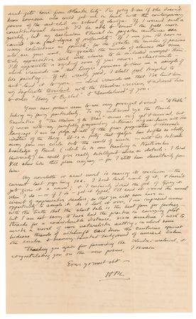 Lot #429 H. P. Lovecraft Content-Rich Autograph Letter Signed on Writing Weird Fiction: 