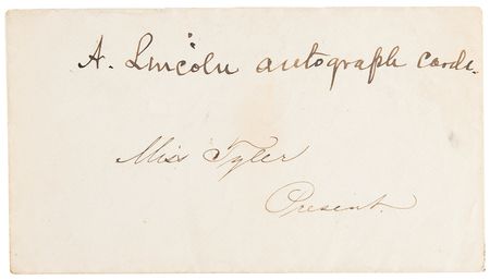 Lot #11 Abraham Lincoln Signature as President-Elect (December 1860) - Image 2