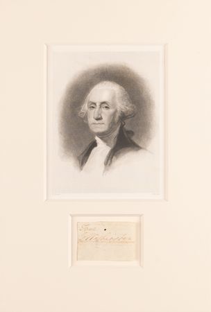 Lot #1 George Washington Signature - 