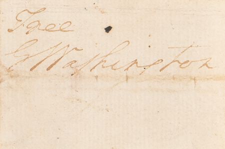 Lot #1 George Washington Signature - 
