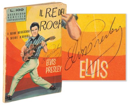Lot #546 Elvis Presley Signed Book - Image 1