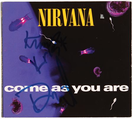 Lot #545 Nirvana Signed CD Single -  'Come as You Are' (UK Import) - Image 1