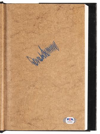 Lot #109 Donald Trump Signed Book - The Art of the Deal - Image 4