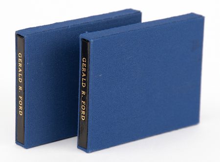 Lot #55 Gerald Ford (2) Signed Limited Edition Mini Books - The Tenth Convention - Image 4