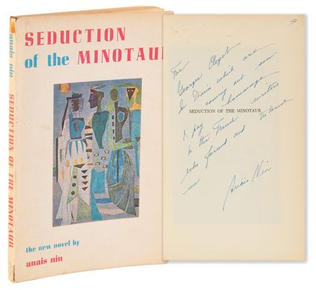 Lot #501 Anais Nin Signed Book - Seduction of the Minotaur - Image 1
