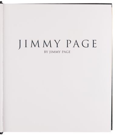 Lot #544 Led Zeppelin: Jimmy Page Signed Artist's Proof Deluxe Genesis Book (Ltd. Ed. AP 8/10) - Image 6