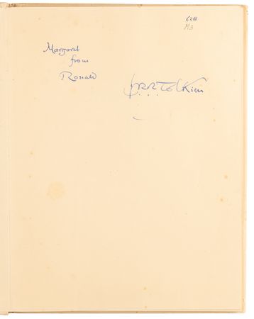 Lot #447 J. R. R. Tolkien Signed Book - The Road Goes Ever On: A Song Cycle - Image 4