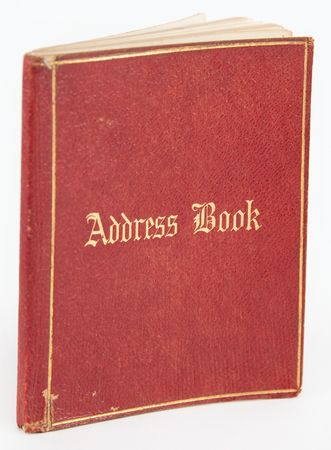 Lot #473 Agatha Christie's Handwritten Address Book, Fountain Pens, Inkwell, and Greenway House Stationery - Image 2