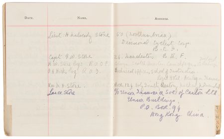 Lot #473 Agatha Christie's Handwritten Address Book, Fountain Pens, Inkwell, and Greenway House Stationery - Image 8