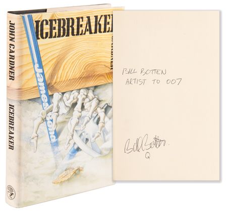Lot #419 John Gardner Signed Book - Icebreaker, with Original Artwork by Bill Botten - Image 1