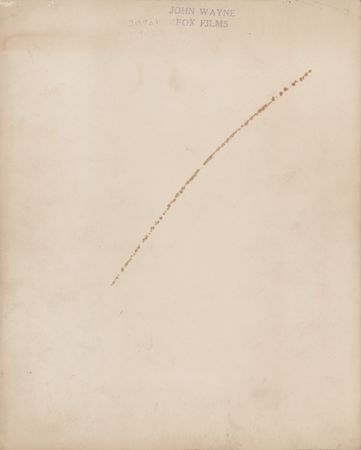 Lot #701 John Wayne Signed Photograph - Early 'Fox Films' Actor Portrait - Image 2