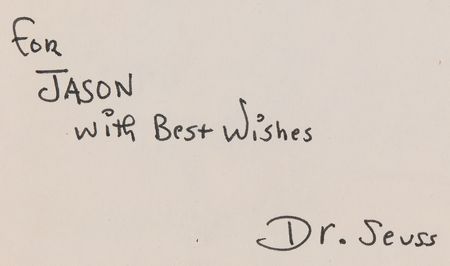 Lot #507 Dr. Seuss Signed Book - How the Grinch Stole Christmas! - Image 2