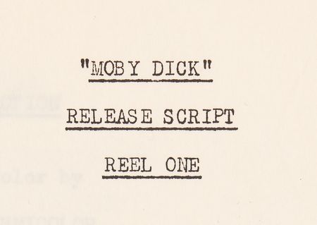 Lot #406 Ray Bradbury Signed Original 'Release Script'  for Moby Dick, with Signed Book and DVD - Image 3