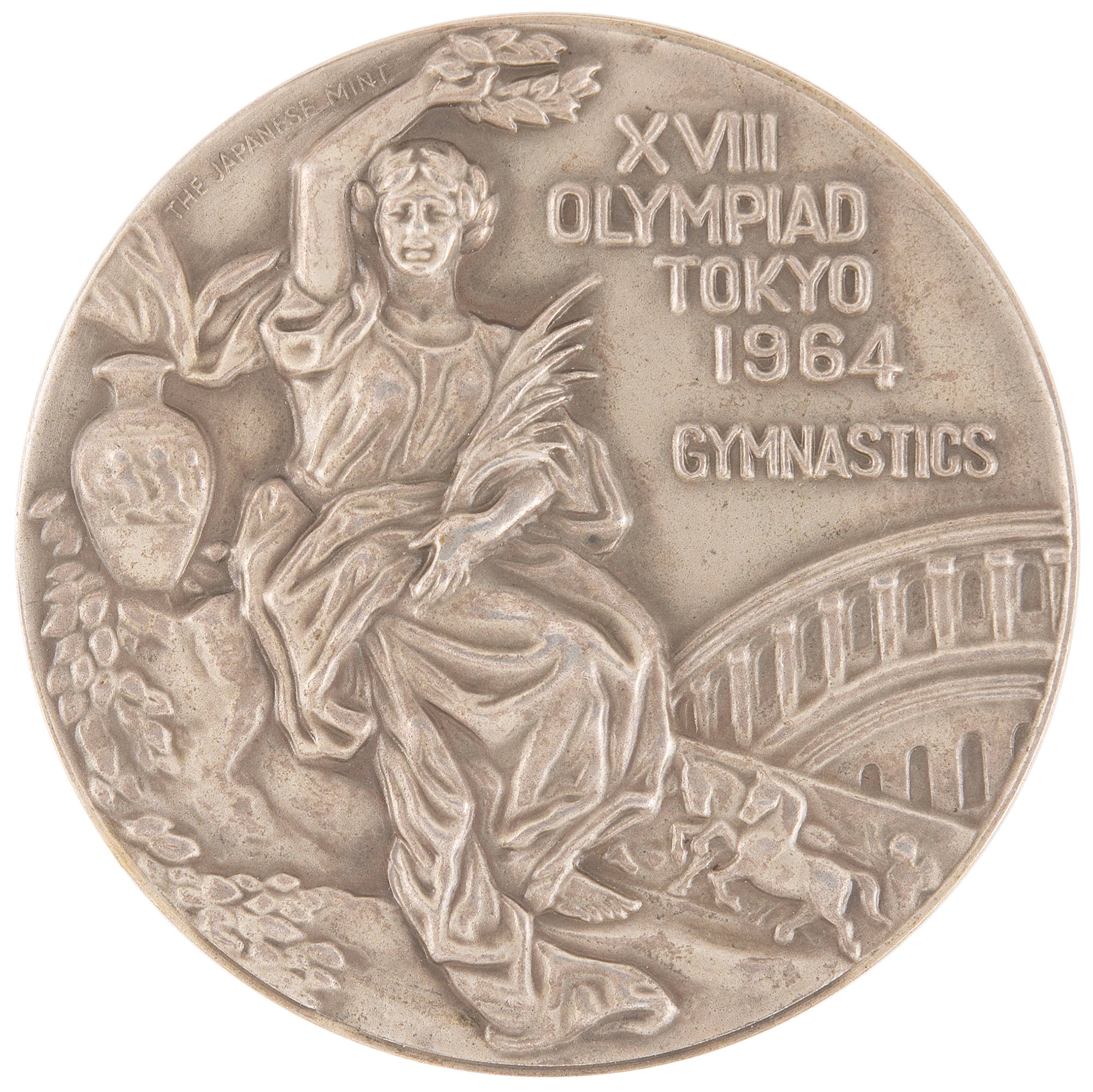 Tokyo 1964 Summer Olympics Collection of (3) Winner's Medals