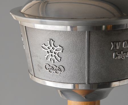 Lot #3015 Calgary 1988 Winter Olympics Torch and Mother Flame Lamp - Image 4