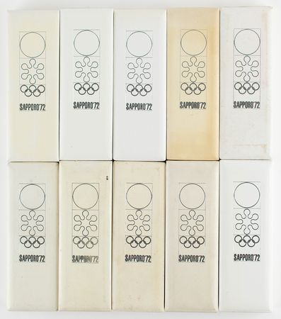 Lot #3238 Sapporo 1972 Winter Olympics (10) Badges - Image 3