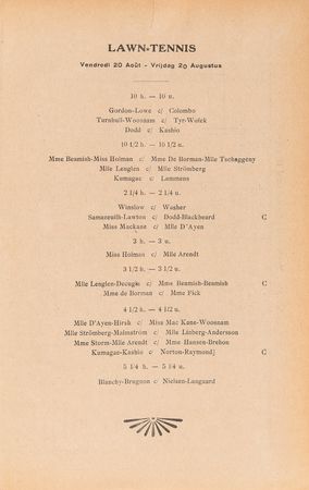 Lot #3279 Antwerp 1920 Olympics Daily Program - Image 4