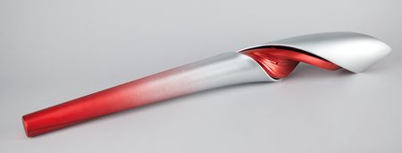 Lot #3039 Beijing 2022 Winter Olympics Torch and Display Base - Image 3