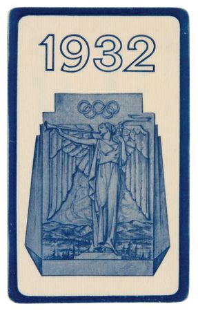 Lot #3299 Lake Placid 1932 Winter Olympics Celluloid Season Ticket (Grandstand) - Image 2