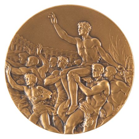 Lot #3073 London 1948 Summer Olympics Bronze Winner's Medal - Image 2