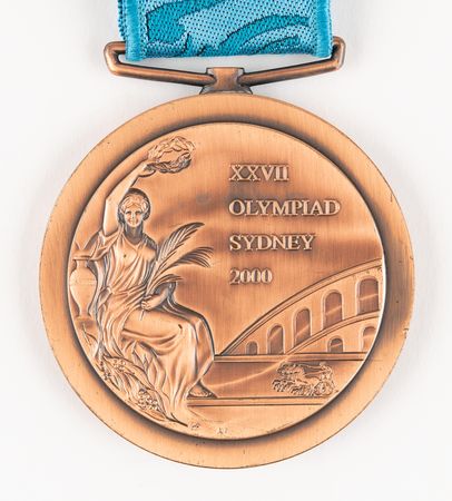 Lot #3104 Sydney 2000 Summer Olympics Bronze Winner's Medal for Women's Handball - Image 4