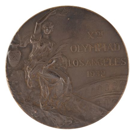 Lot #3066 Los Angeles 1932 Summer Olympics Gold Winner's Medal with Box - Image 2