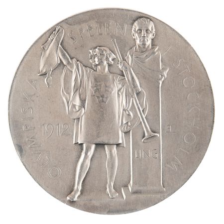 Lot #3060 Stockholm 1912 Summer Olympics Silver Winner's Medal - Image 2