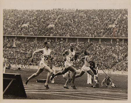 Lot #3342 Berlin 1936 Summer Olympics (8) Track Event Photographs - Image 7