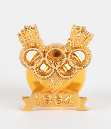 Lot #3251 Tokyo 1964 Summer Olympics Gold Medal Winner's Pin - Image 1