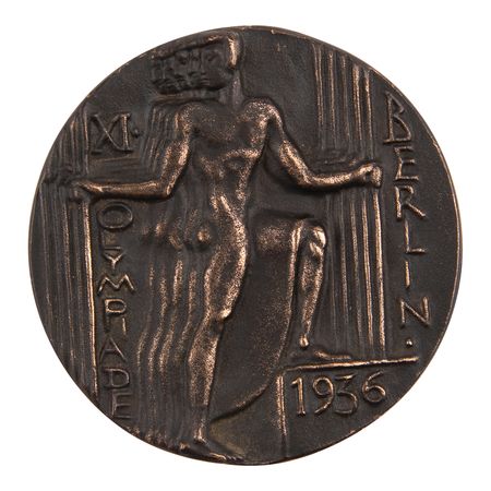 Lot #3068 Berlin 1936 Summer Olympics Silver Winner's Medal, with Other Medals and Trophies from the Collection of Equestrian Johan Jacob Greter - Image 6