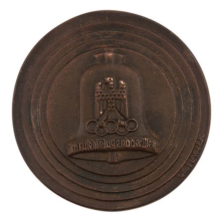 Lot #3068 Berlin 1936 Summer Olympics Silver Winner's Medal, with Other Medals and Trophies from the Collection of Equestrian Johan Jacob Greter - Image 7