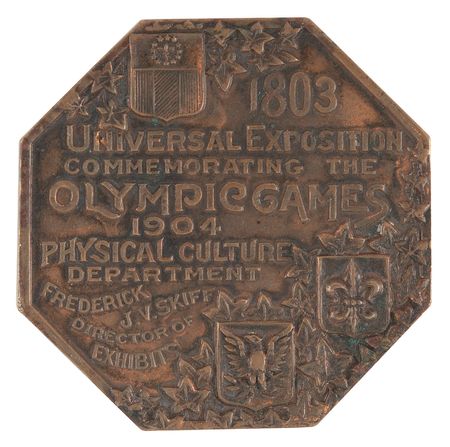 Lot #3118 St. Louis 1904 Olympics Athlete's Participation Medal - Image 2