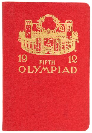 Lot #3325 Stockholm 1912 Summer Olympics Memoranda for Competitors Booklet - Image 1