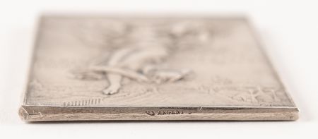 Lot #3048 Paris 1900 Olympics Silver Winner's Medal for Fencing - Concours d'Epee - Image 3