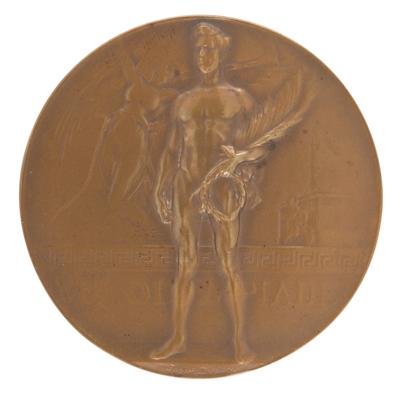Lot #3063 Antwerp 1920 Olympics Bronze Winner's Medal for Field Hockey - Image 1