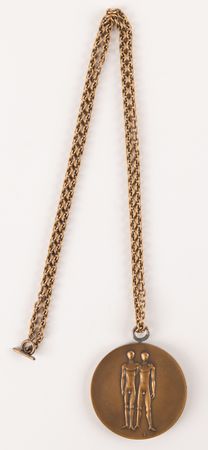 Lot #3090 Munich 1972 Summer Olympics Bronze Winner's Medal for Gymnastics - Image 2